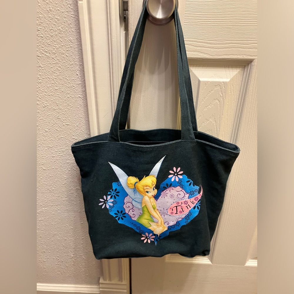 Disney Tinkerbell Denim Style Tote Bag